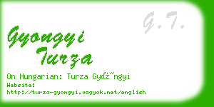 gyongyi turza business card
